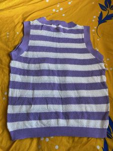 Striped Sleeveless Top