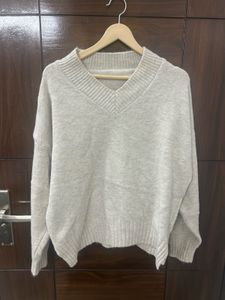 Cozy Knit V-Neck Sweater