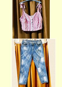 Combo Of 2,  Top Size 38 n Jean