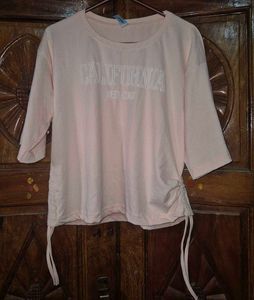 California West Coast" Ruched T-Shirt