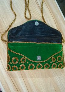 Ethnic embroidery sling bag