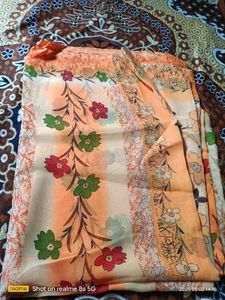 Floral Print Saree