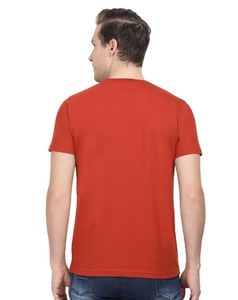 💥Men&#39;s Premium Solid Cotton Brick Red T-shirt