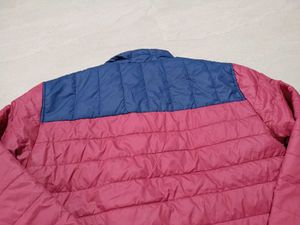Stylish Color Block Padded Jacket, M Size