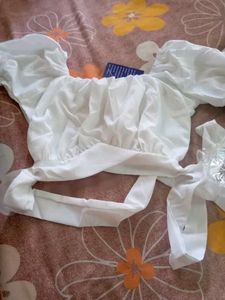 White Crop Top