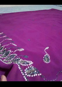 hand work saree...