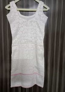 White Sleeveless Dress