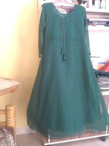 Embroidered Anarkali Set.