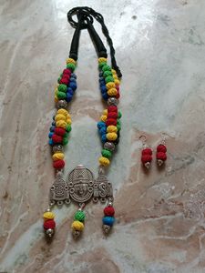Multi Colour Handmade Jewellery Set