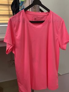 Pink Nylon T-Shirt
