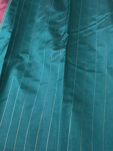 Green n Maroon Elegant Silk Saree