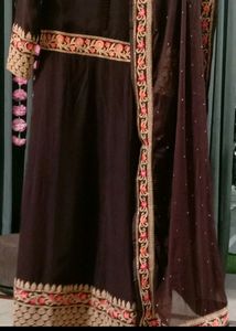 Women Anarkali Floor Tuch Suit Pant With