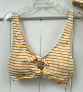 Striped Bikini Top