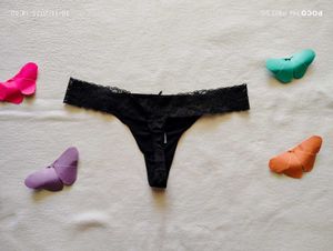 Black Lace Thong