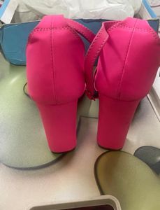 Neon sandals