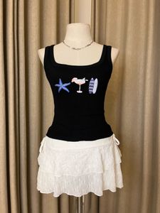 Black Beachy Tank Top