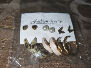Aesthetic Pinteresty Earring Stud Set