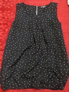 Polka Dot Sleeveless Top