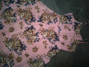 Floral Pink Midi Dress