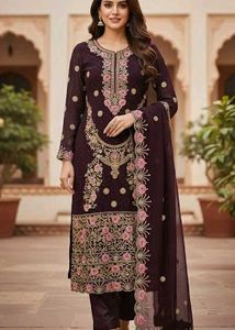 Elegant Embroidered Salwar Suit