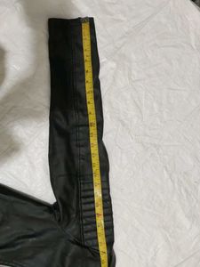 ITBD Black Leather Biker Jacket