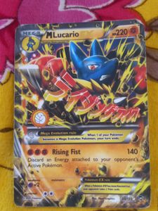 Mega Lucario Pokemon Card