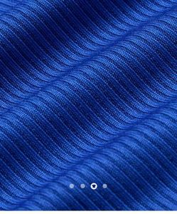 Blue off shoulder top