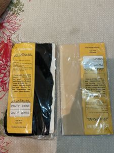 Black and nude stocking Anfanna Pantyhose Set