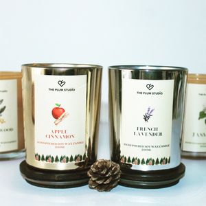 Scented Candle Jar 200ml - Apple Cinnamon