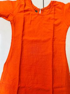 Orange Kurta