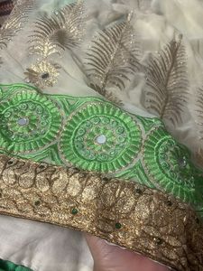 Elegant Embroidered Saree