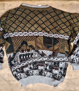 Vintage Patterned Sweater