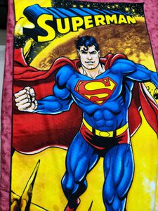 Superman Cartoon Themed Kids New Towel 70*140cm