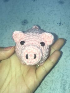 Cute Crochet Piggy
