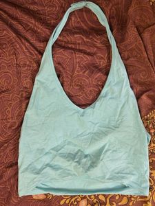 COMBO-Blue And Grey Knit Tank Top