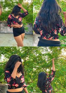 A Cute Crop Top❣️ Fashionable