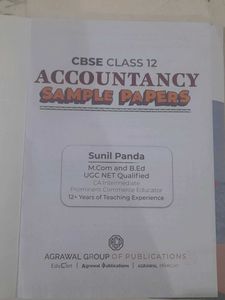 CBSE CLASS 12 ACCOUNTANCY SAMPLE PAPERS 2025