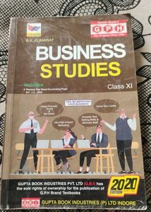 Business Studies Class 11 Book