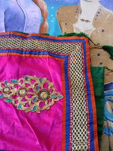 Green And Pink Dupatta