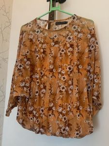 Floral Sheer Blouse