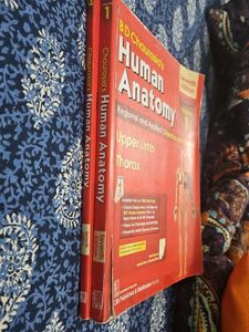 BD Chaurasiya Human Anatomy edition 1 and 4