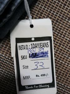 B@39 Size-32 Slim Jeans