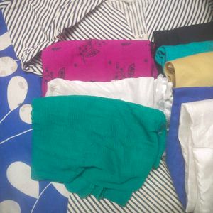 Used Top Leggings And Dupattas