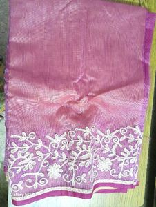 🆕️ Supernet Embroidered Saree