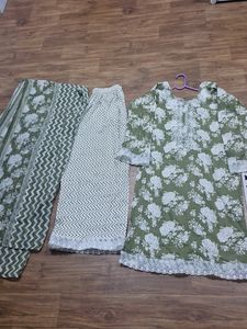 Floral Print Plazzo Kurta Set