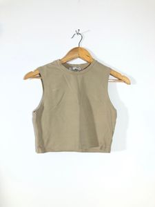 Khaki Crop Top(Women’s)