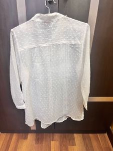 Elegant White Ruffle Top