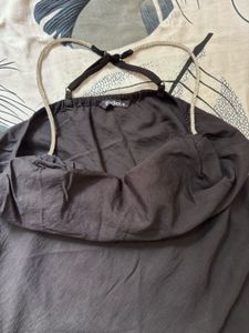 Little Black Cowl Neck Dress