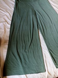 Olive Green Wide Leg Pants
