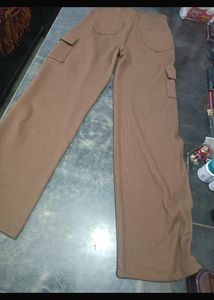 Brown Stretchable Cargo